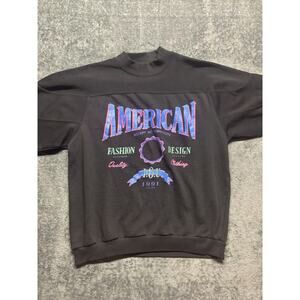 Authentic Sportswear IOU 1990’s Vintage Sweatshirt Size L (CUT SLEEVES)